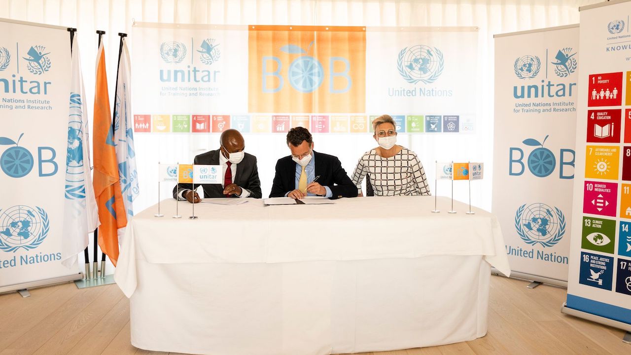 Breaking news - We're proud to receive full support from Unitar / United Nations